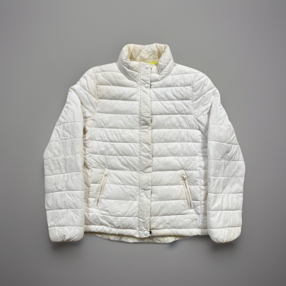 American Eagle Outfitters Cream Puffer Jacket